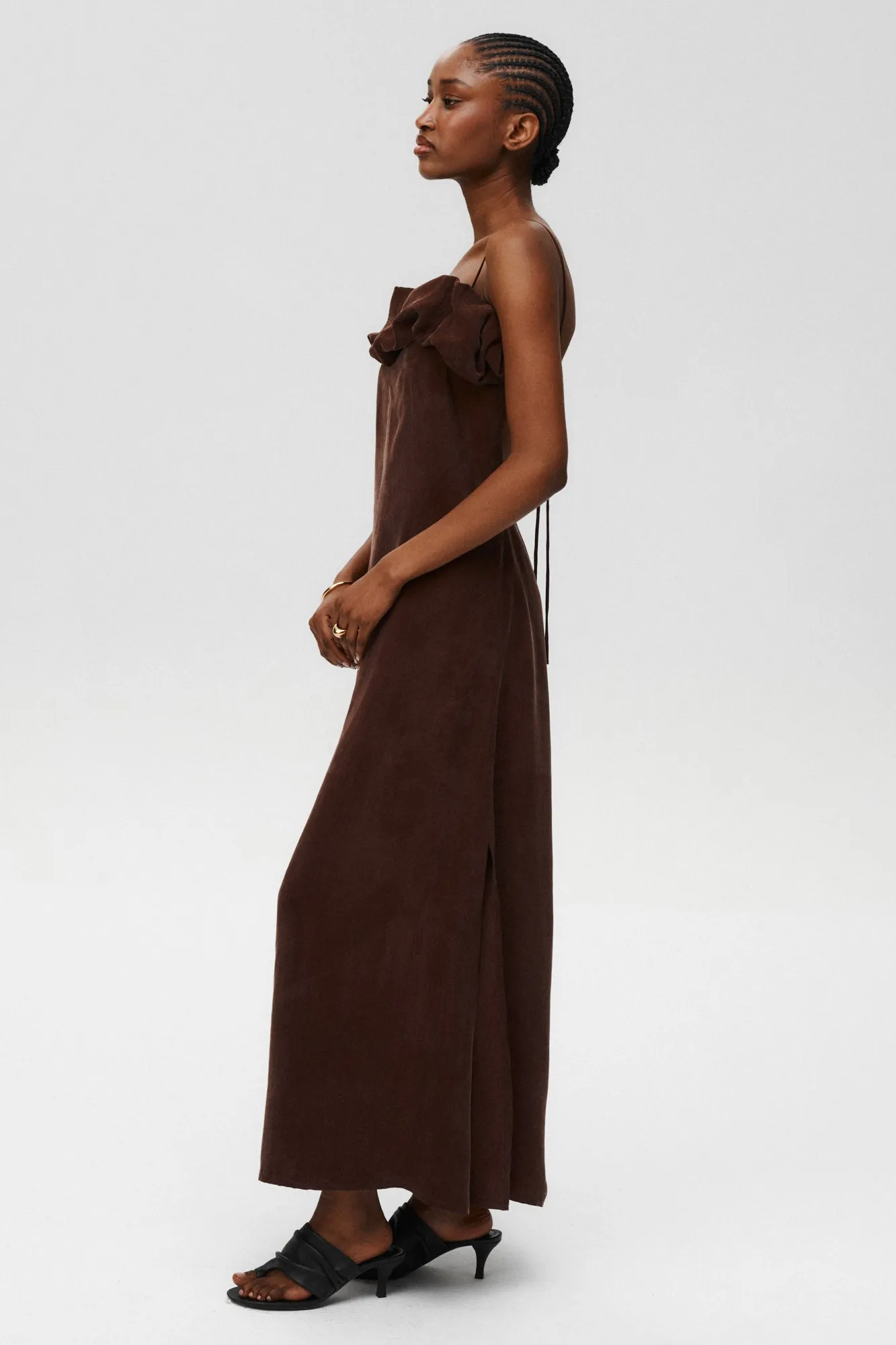 Ciao Bella Dress Brown sold by Undress Code product image thumbnail 4