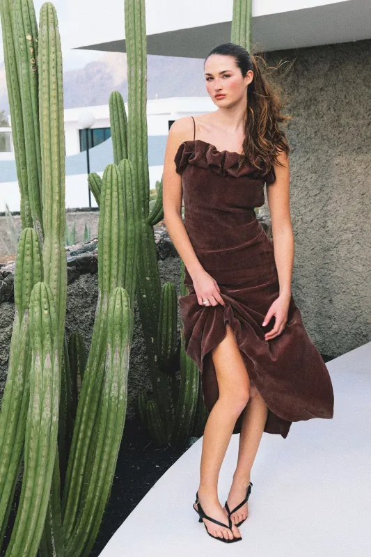 Ciao Bella Dress Brown made by Undress Code