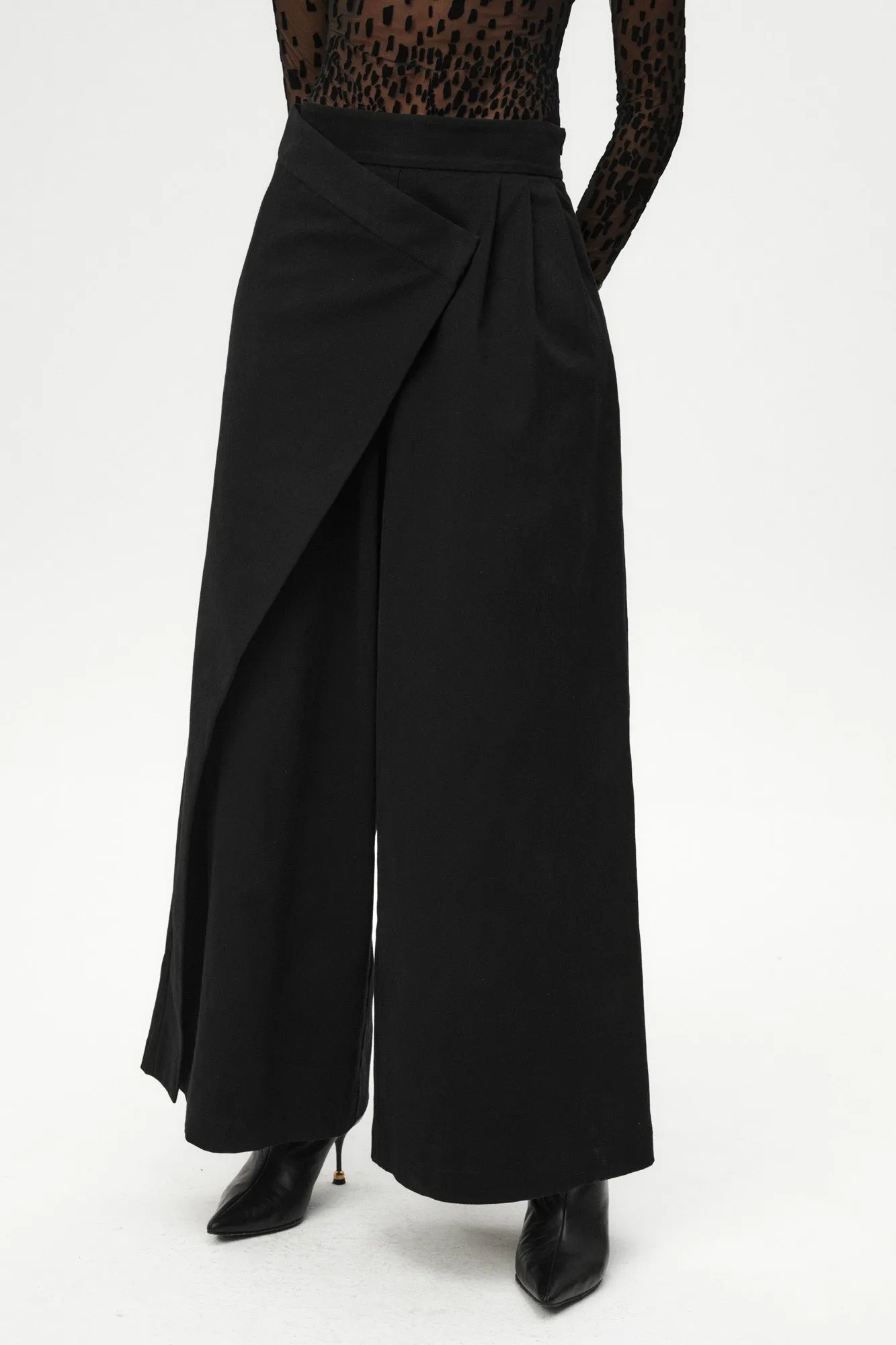 Pure Line Pants Black sold by Undress Code