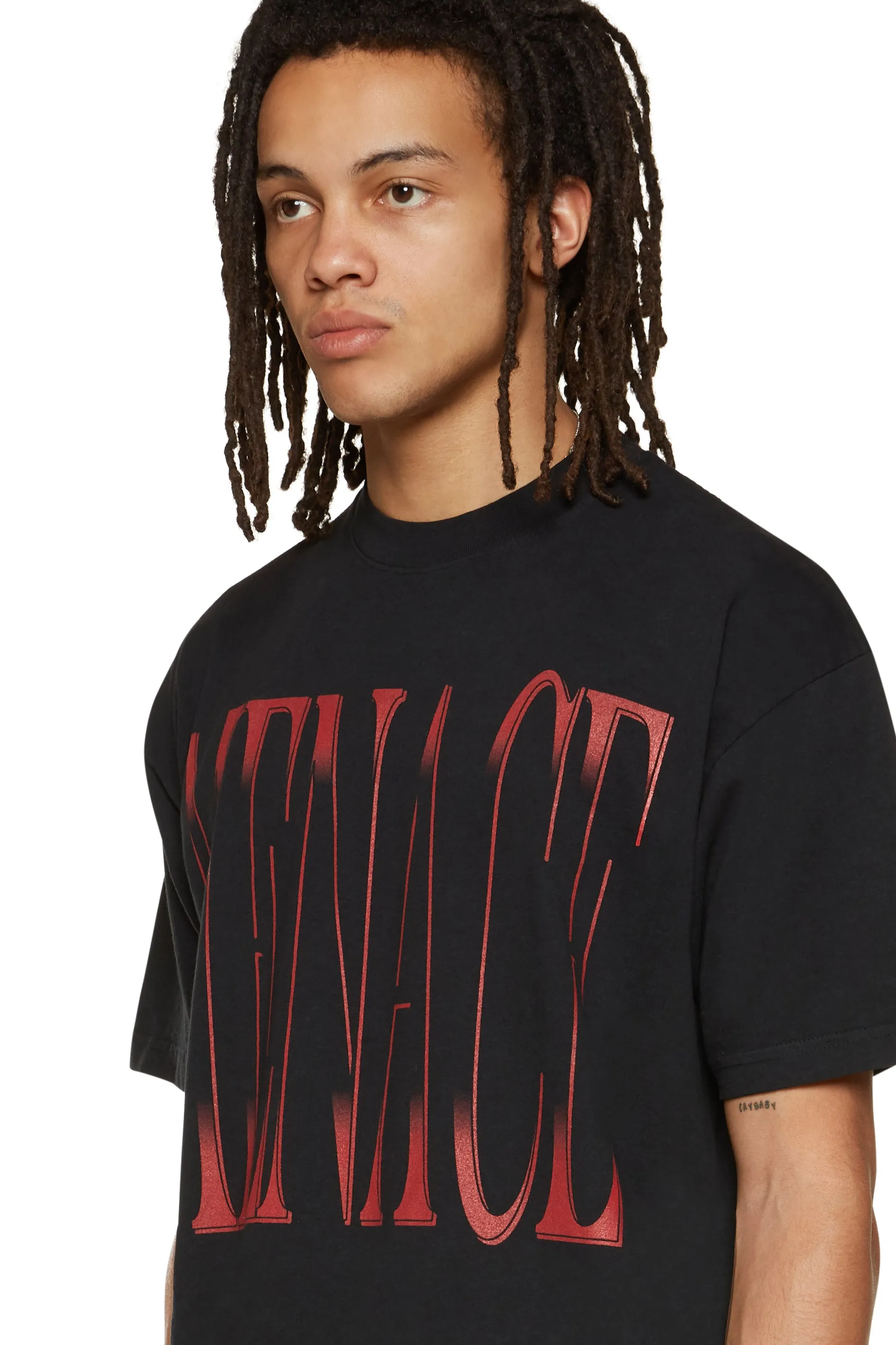 GRADIENT LOGO T-SHIRT sold by Menace product image thumbnail 3