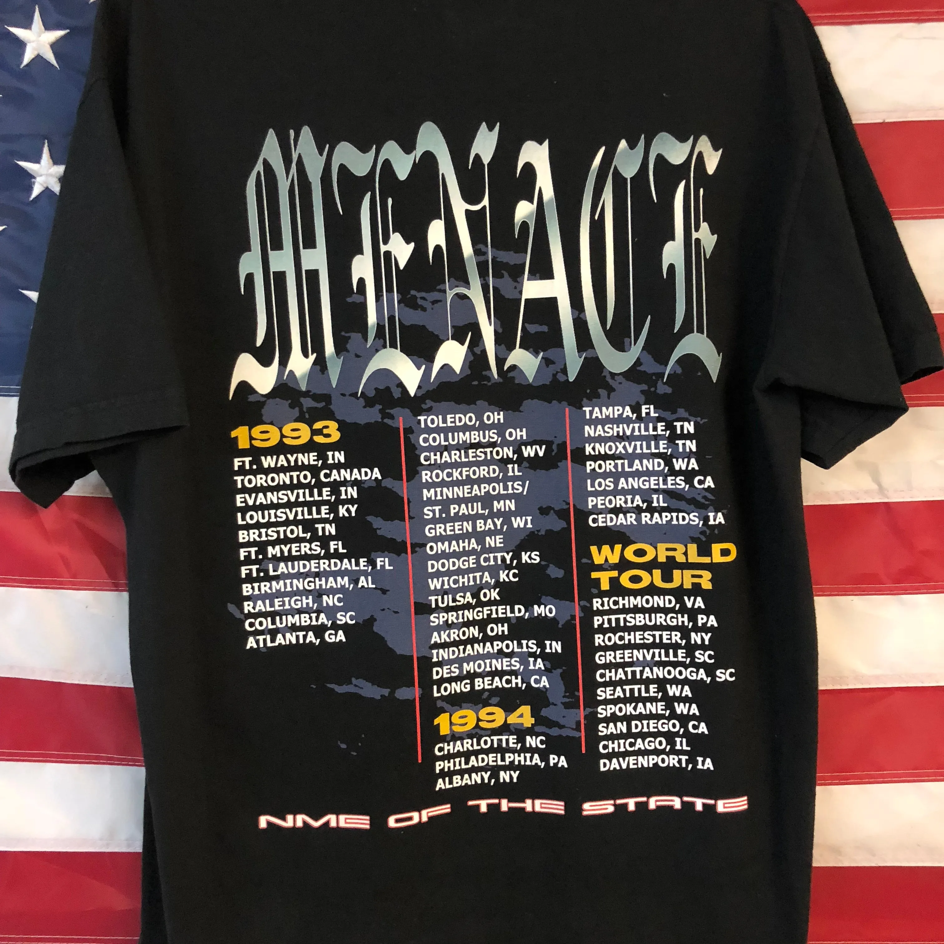 CHRISTIAN ROCK TOUR T-SHIRT sold by Menace product image thumbnail 4