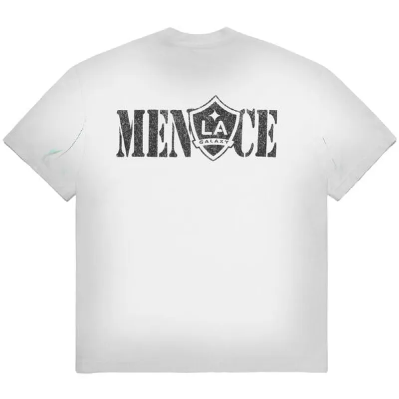 GALAXY OVERWASHED LOGO T-SHIRT (PIGMENT-SPRAYED SEAMS) sold by Menace