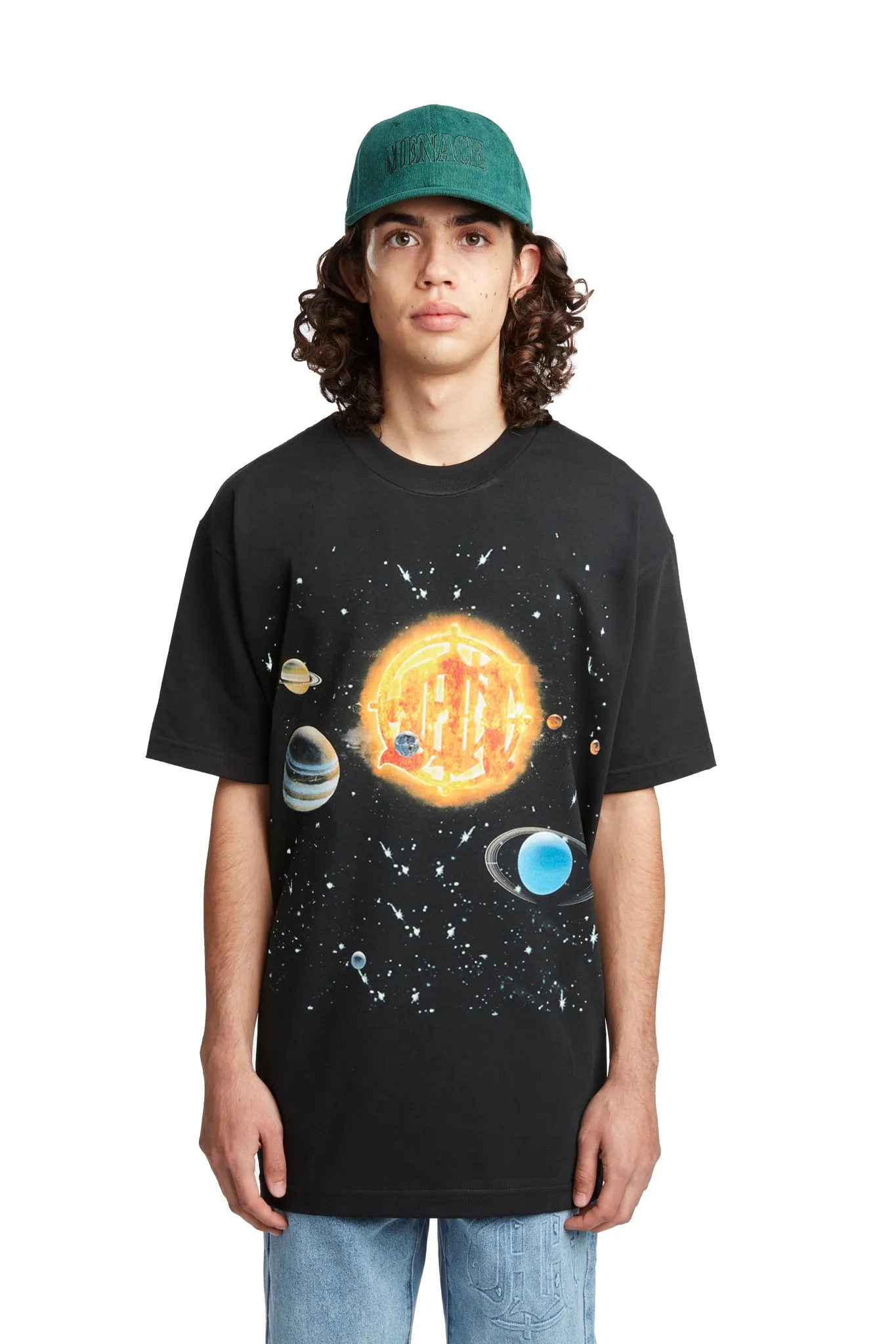 GLOW IN THE DARK GALAXY T-SHIRT sold by Menace product image thumbnail 3