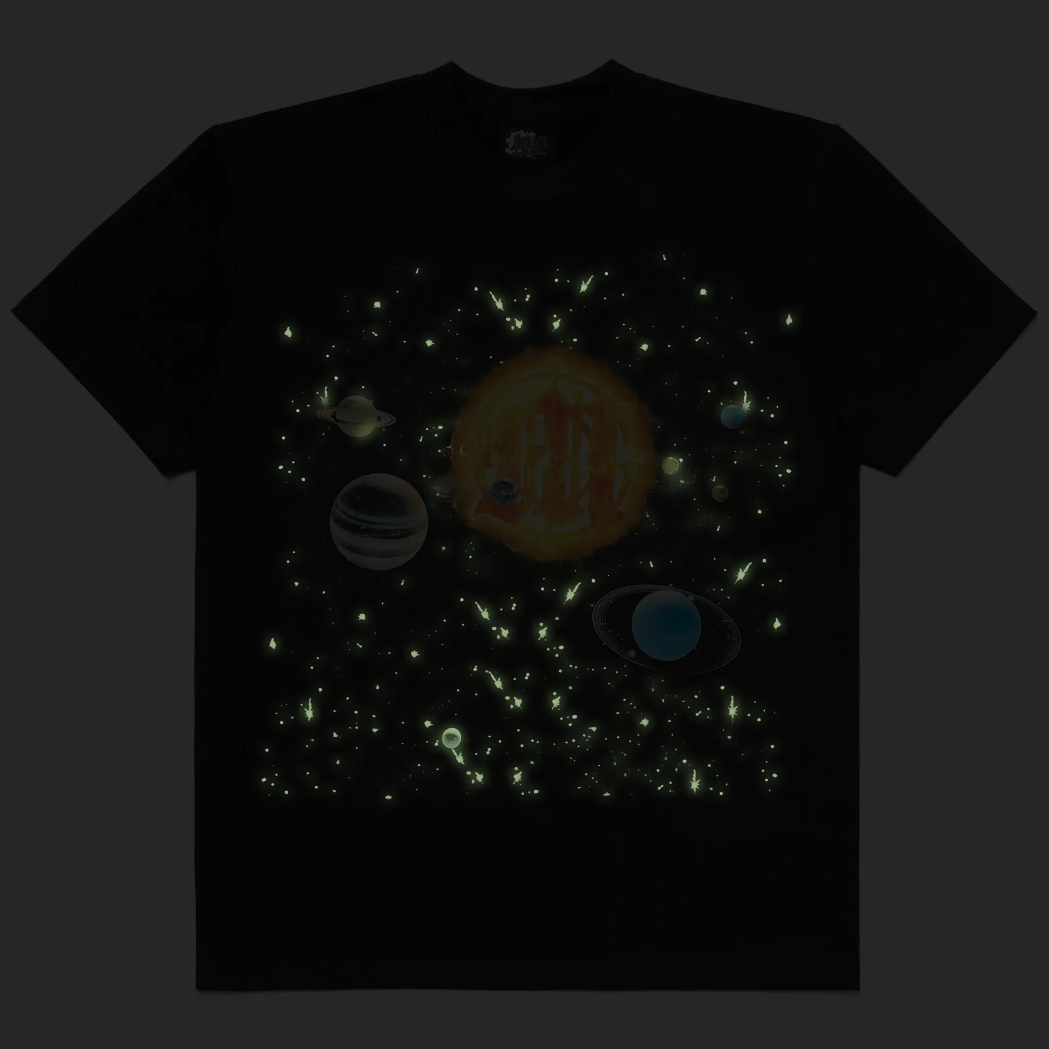 GLOW IN THE DARK GALAXY T-SHIRT sold by Menace product image thumbnail 2