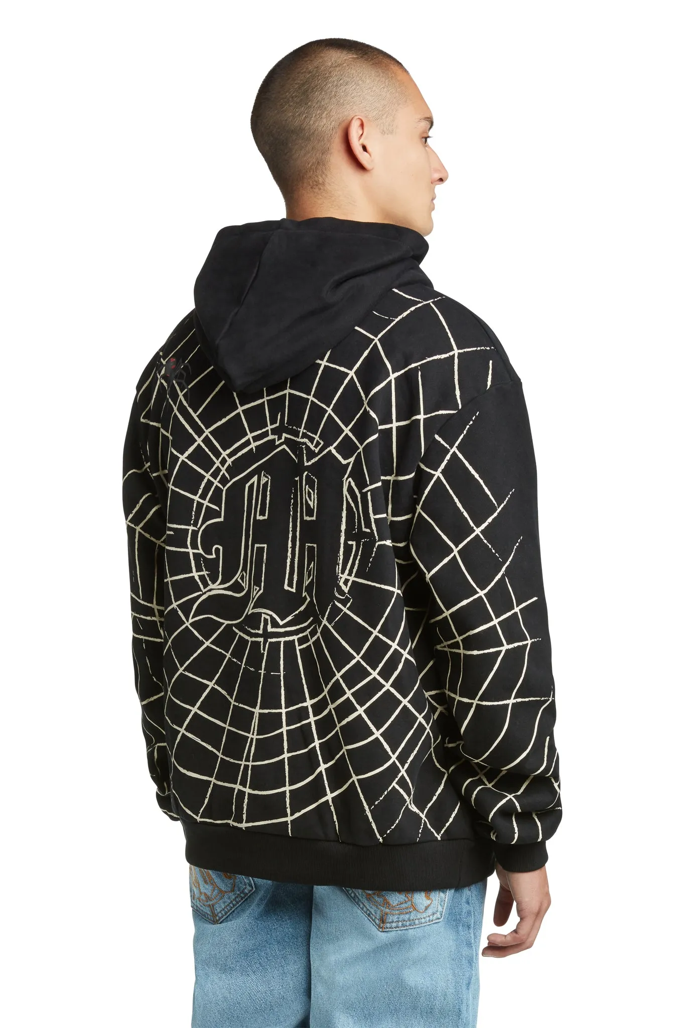 SPIDER WEB HOODIE sold by Menace product image thumbnail 4
