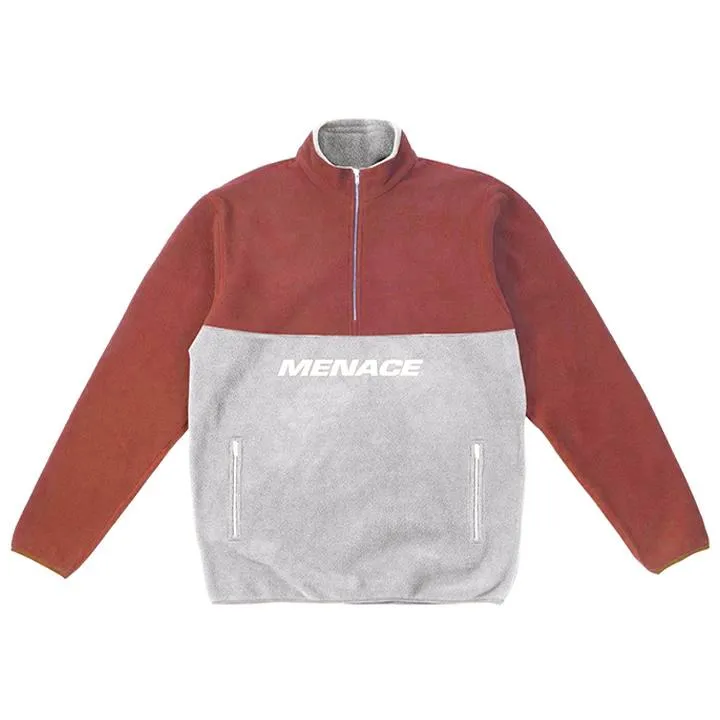 BRUSHED FLEECE HALF-ZIP JACKET sold by Menace