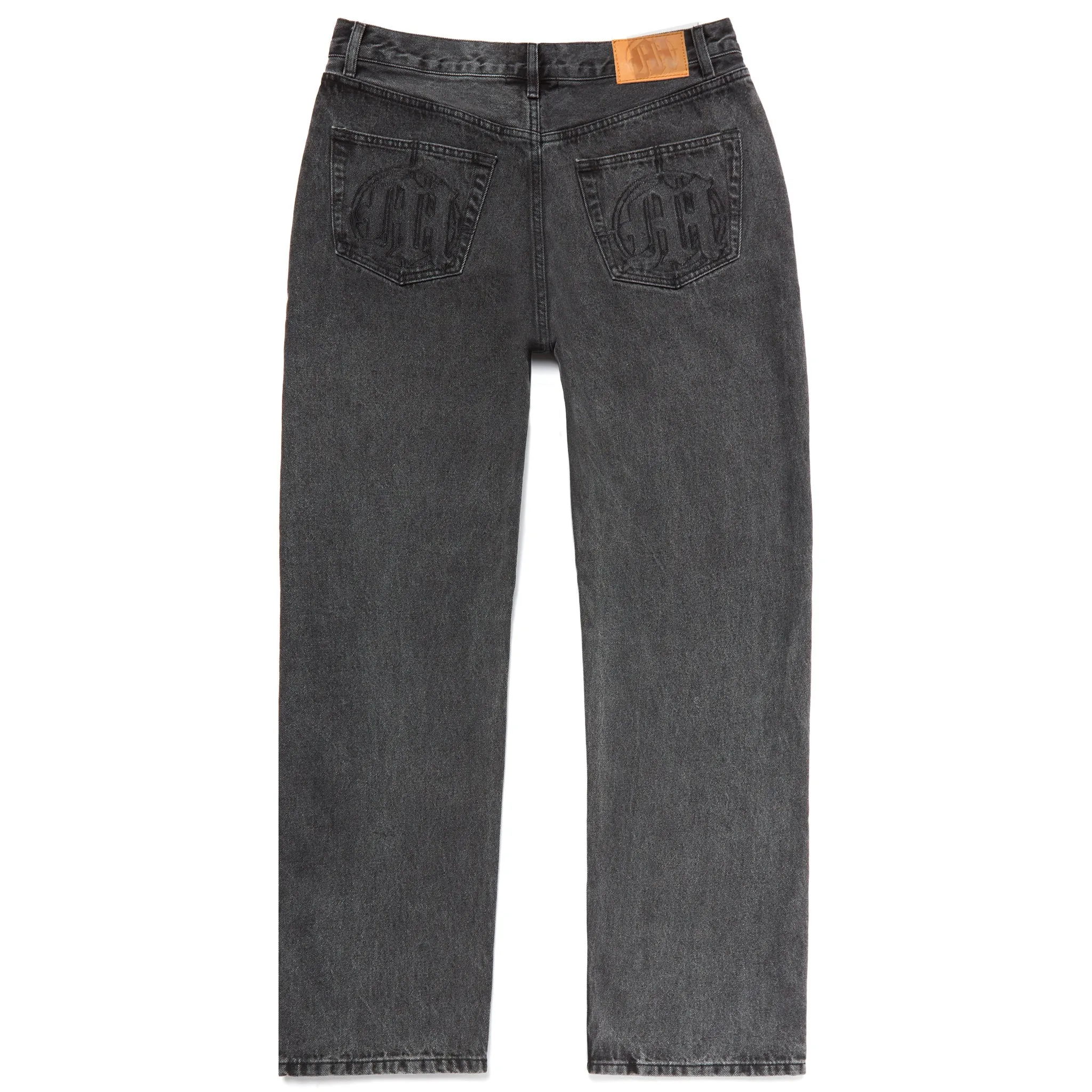 EMBOSSED TARGET LOGO DENIM PANTS sold by Menace product image thumbnail 2