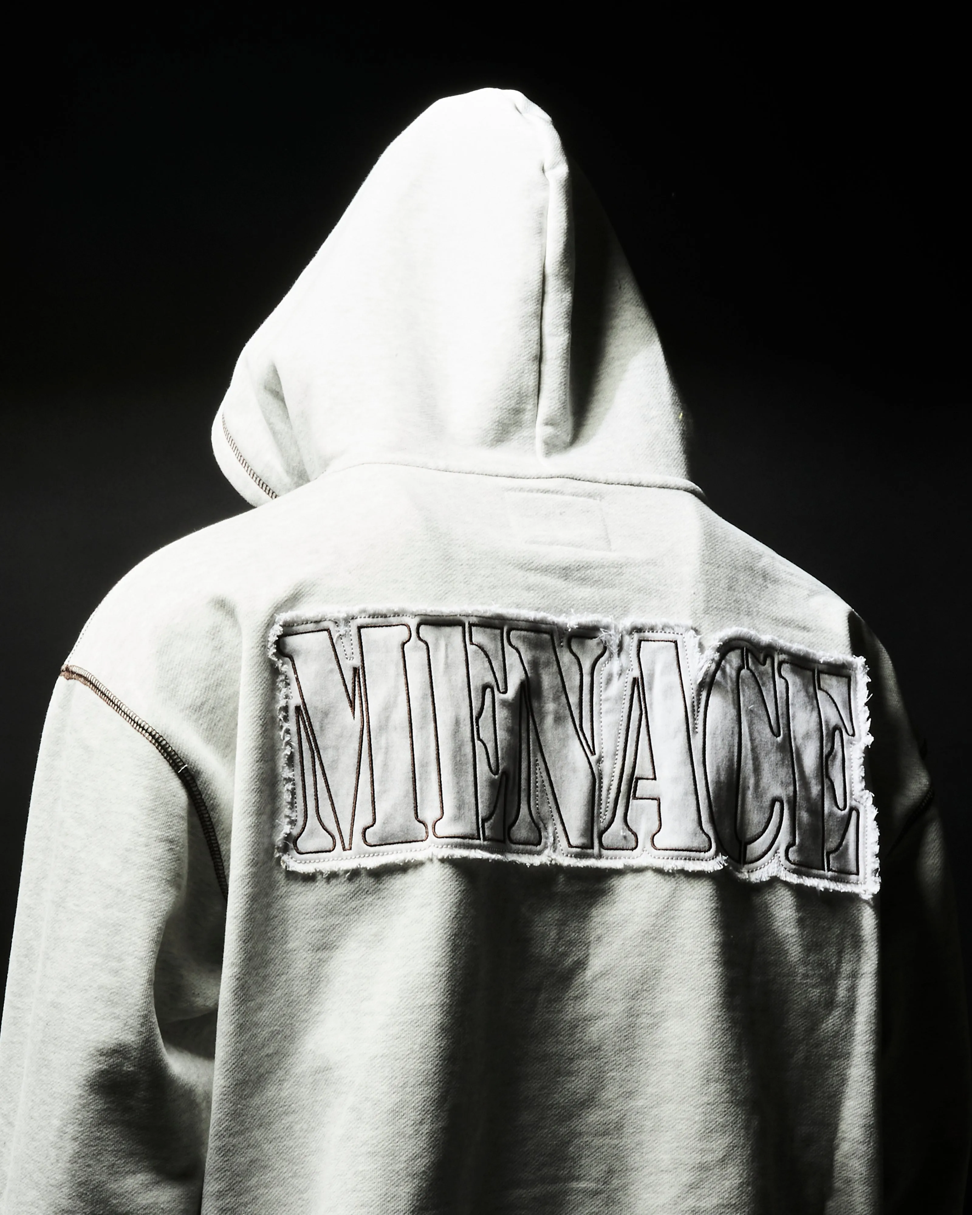 CONTRAST STITCH LOGO HOODIE sold by Menace product image thumbnail 3