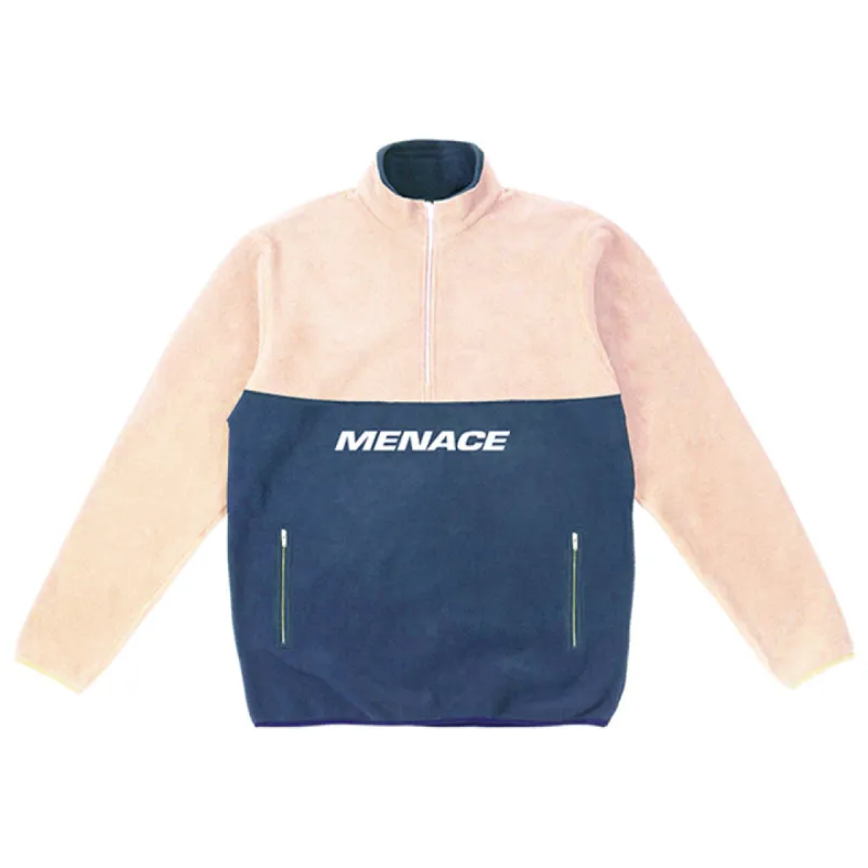 BRUSHED FLEECE HALF-ZIP JACKET sold by Menace