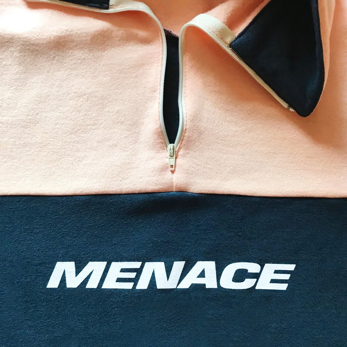 BRUSHED FLEECE HALF-ZIP JACKET sold by Menace product image thumbnail 3