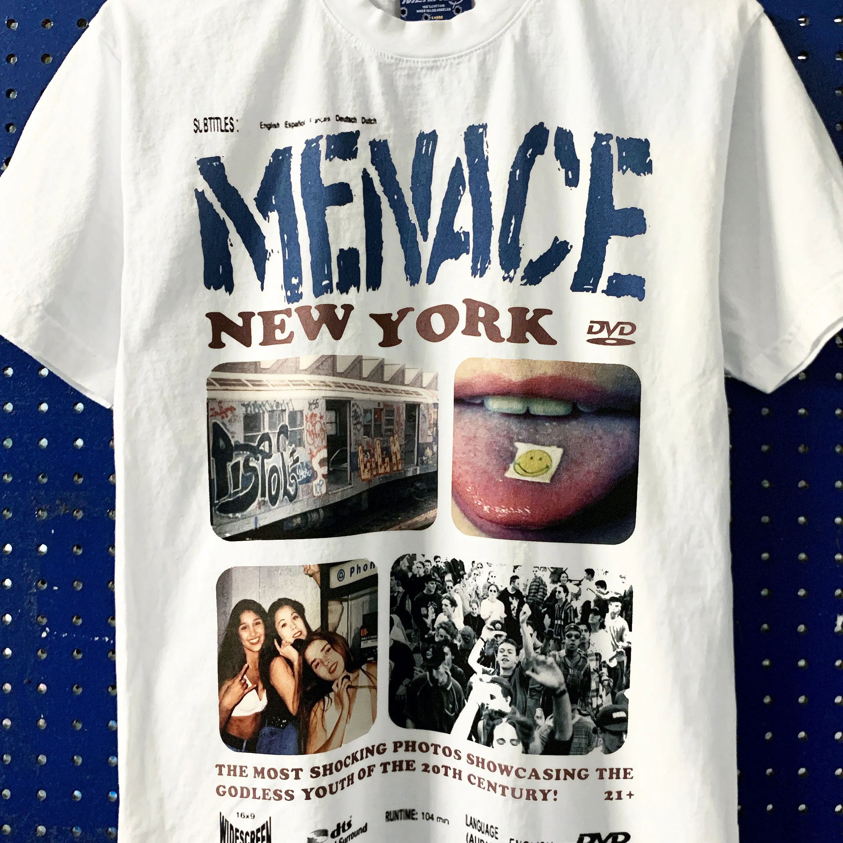 MENACE NYC DVD T-SHIRT sold by Menace product image thumbnail 2