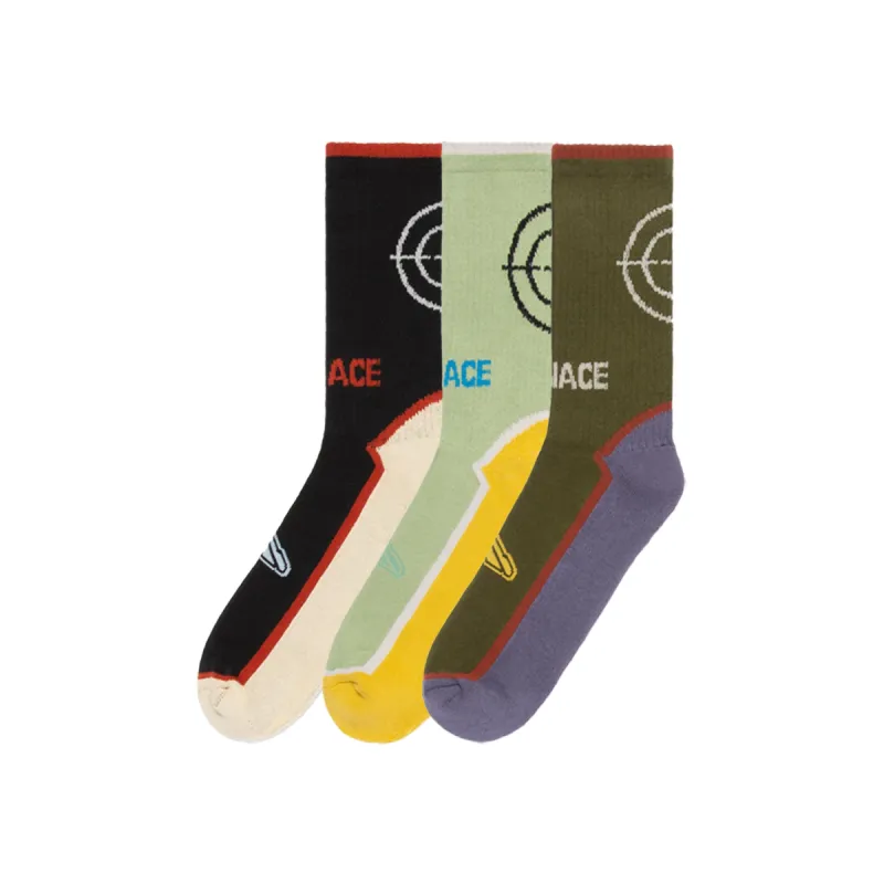 CROSSHAIR SOCKS (3-PACK) sold by Menace