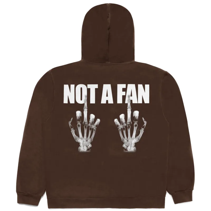 NOT A FAN HOODIE sold by Menace