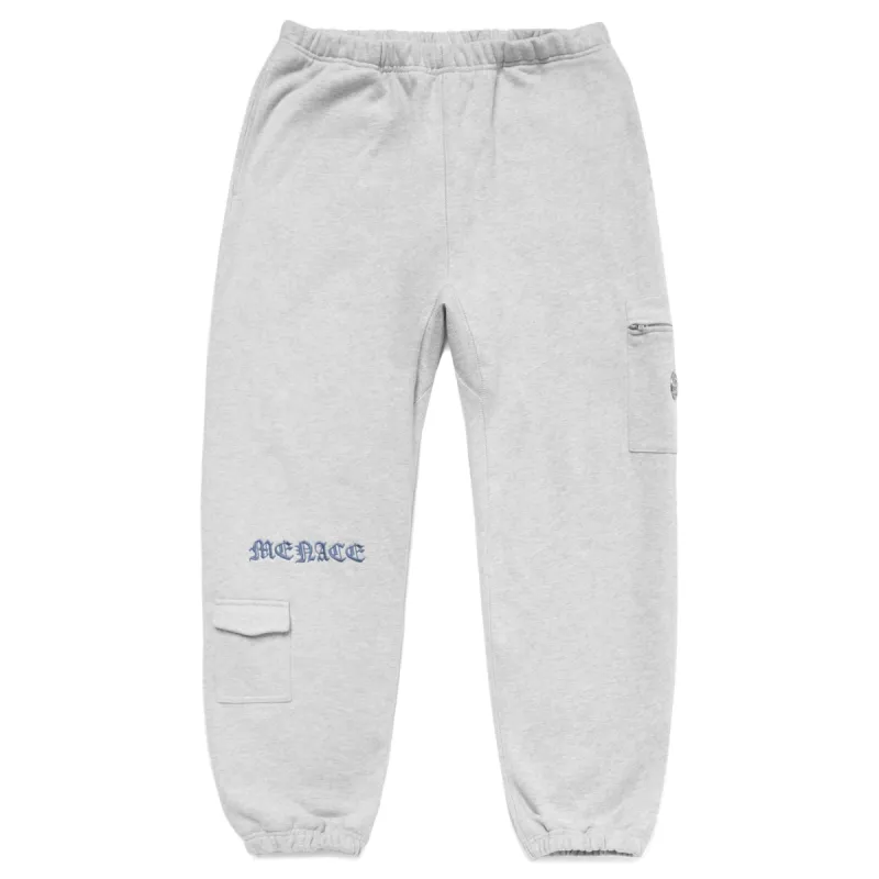 EMBOSSED CARGO SWEATPANTS sold by Menace