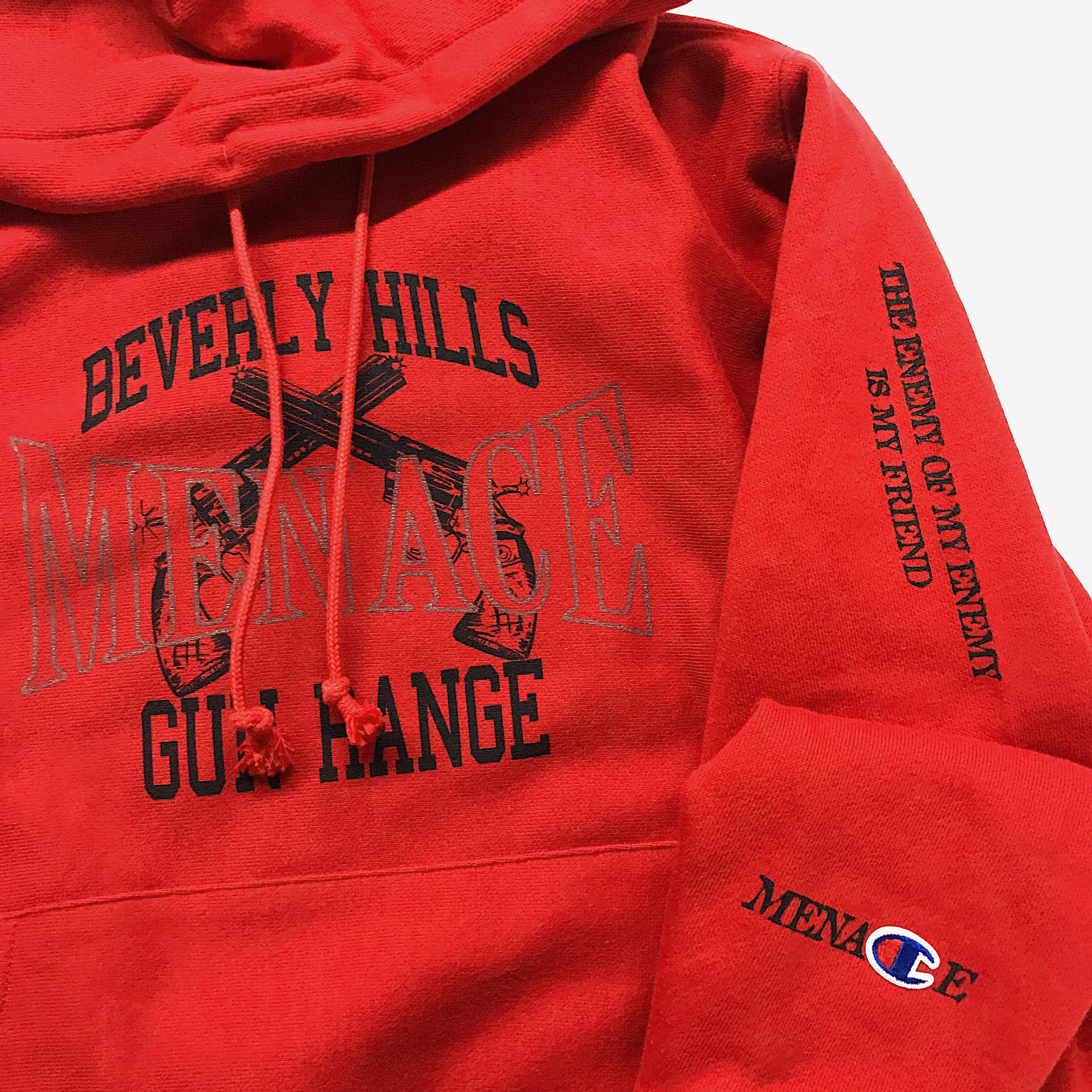 BEVERLY HILLS GUN RANGE HOODIE sold by Menace product image thumbnail 2