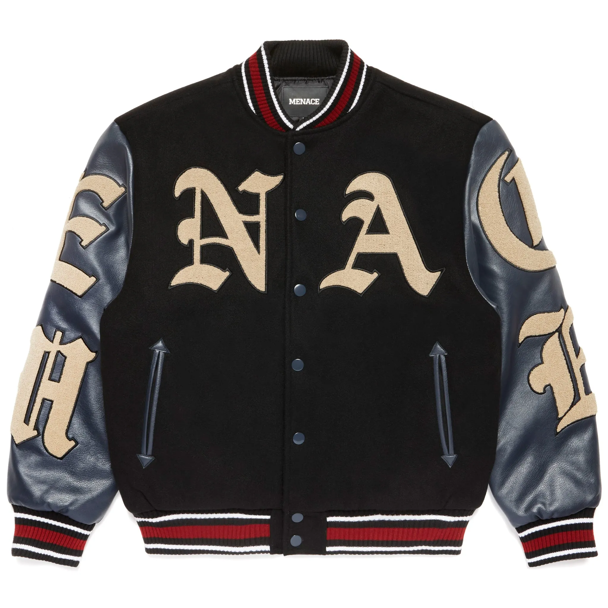 GOD WILLING VARSITY JACKET sold by Menace product image thumbnail 2