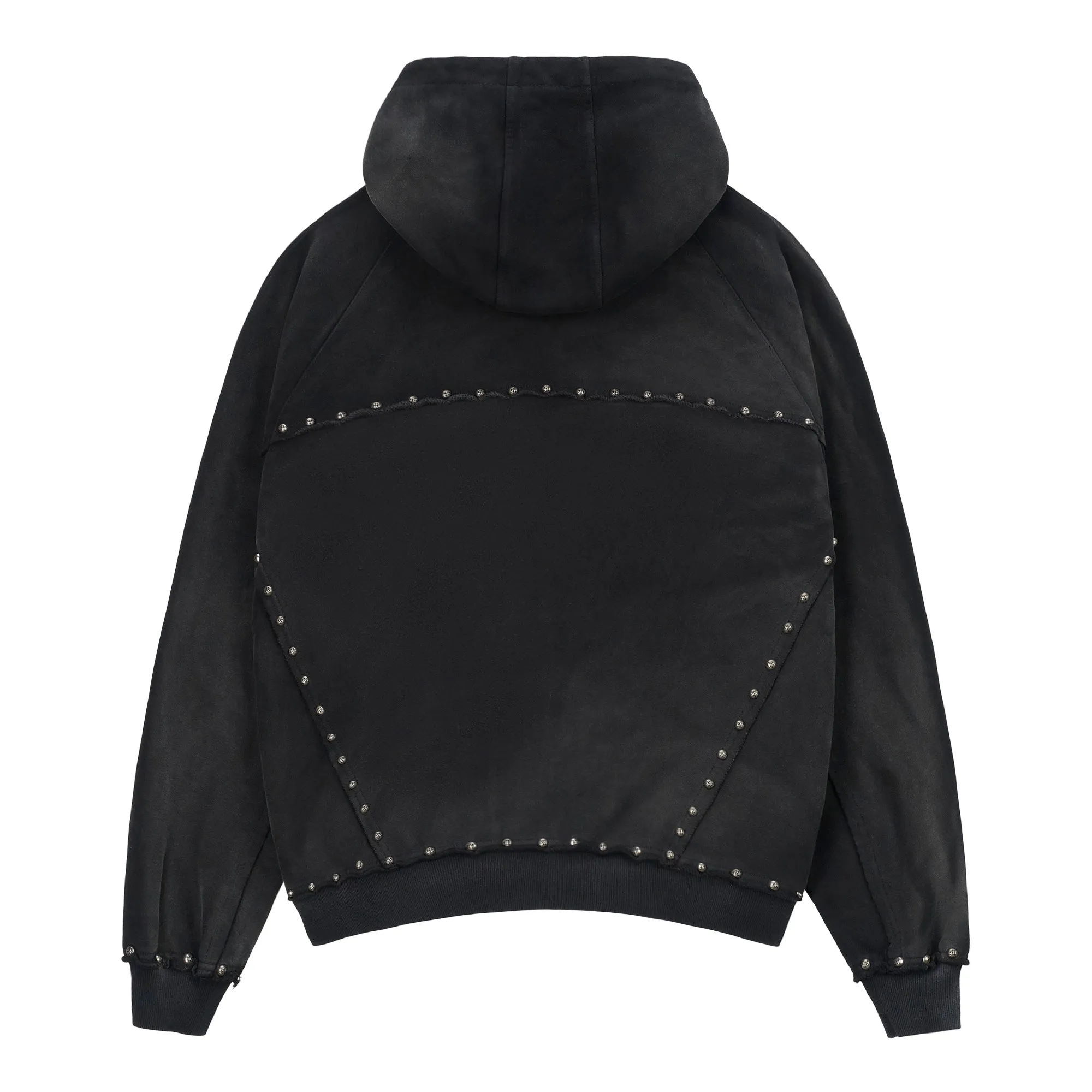 METAL RIVET ZIP-UP HOODIE sold by Menace product image thumbnail 2
