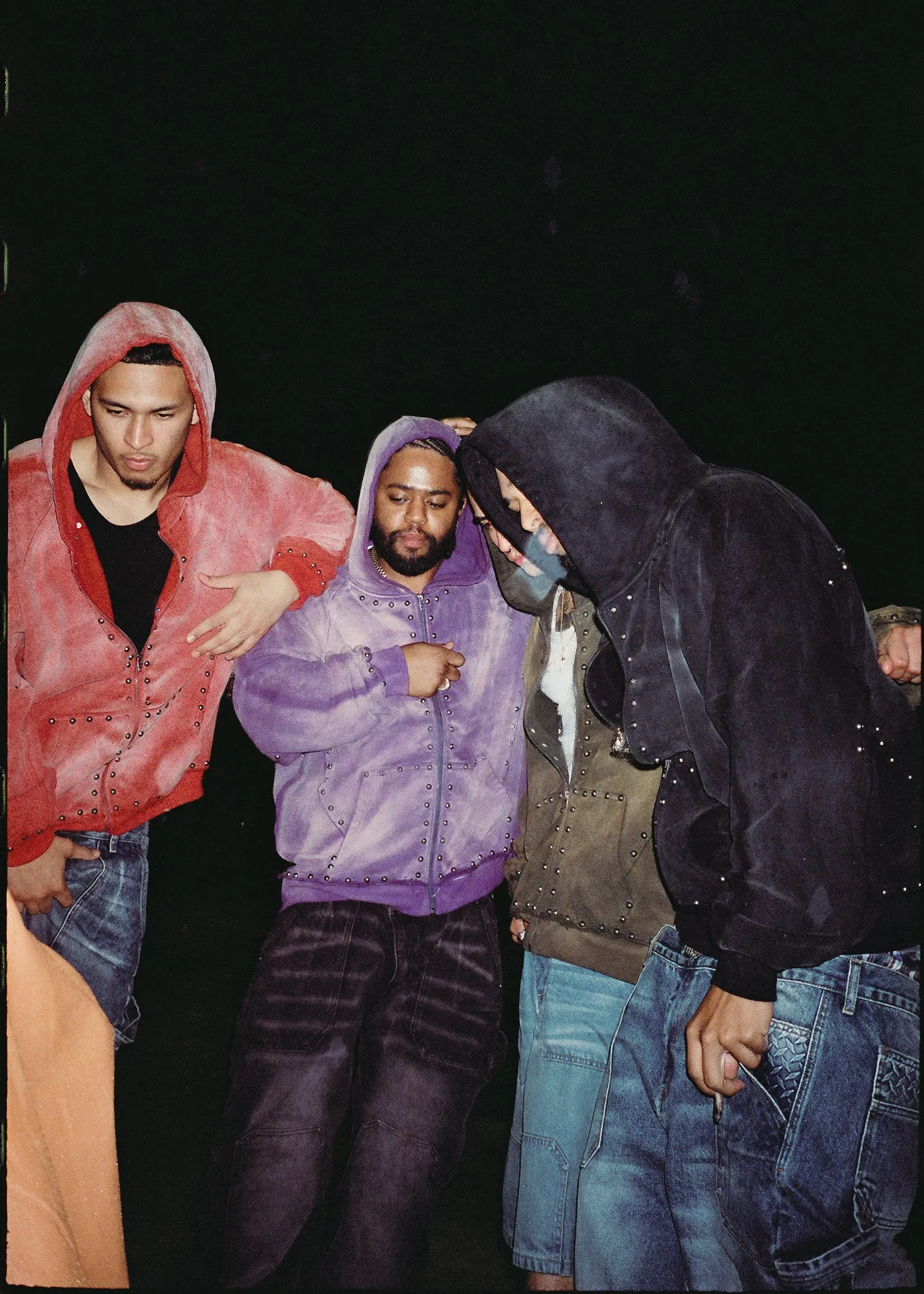 METAL RIVET ZIP-UP HOODIE sold by Menace product image thumbnail 5