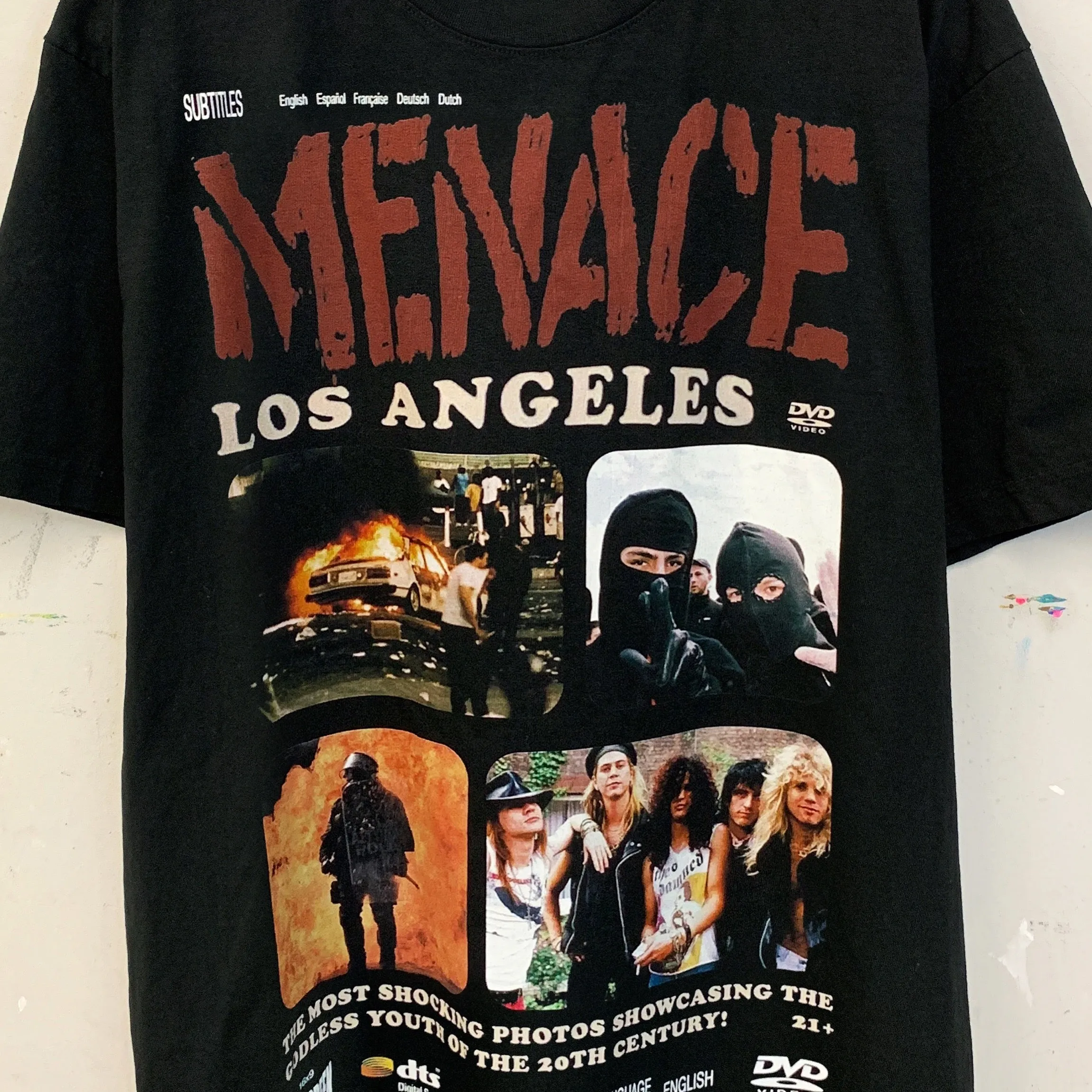 MENACE DVD T-SHIRT sold by Menace product image thumbnail 4