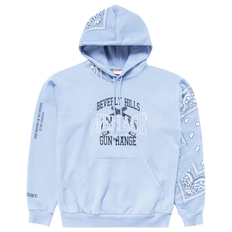BEVERLY HILLS GUN RANGE HOODIE (BANDANA EDITION) sold by Menace