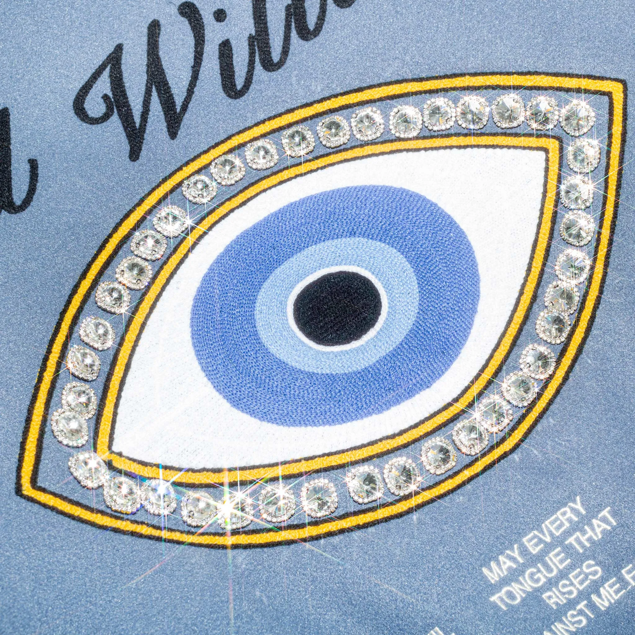 GOD WILLING VARSITY JACKET sold by Menace product image thumbnail 3