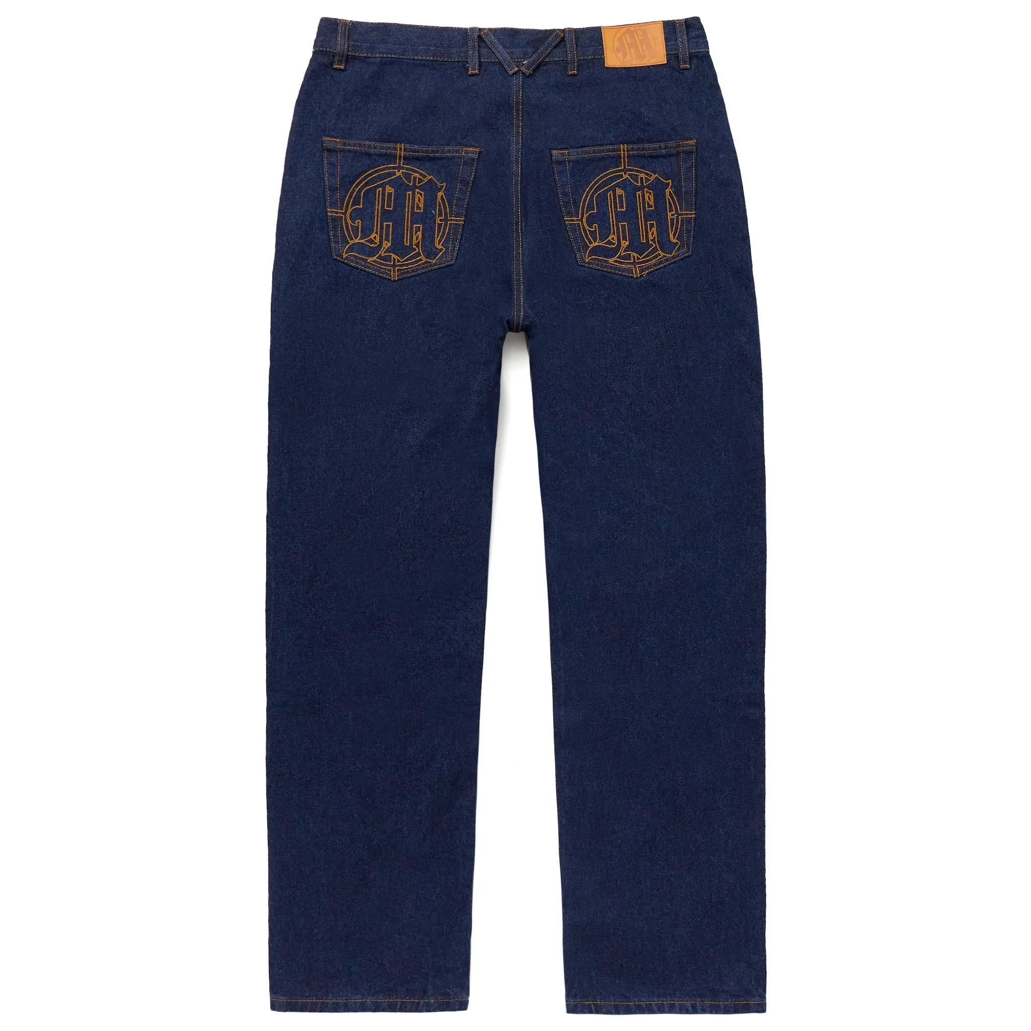 DISTRESSED STENCIL DENIM PANTS sold by Menace product image thumbnail 2