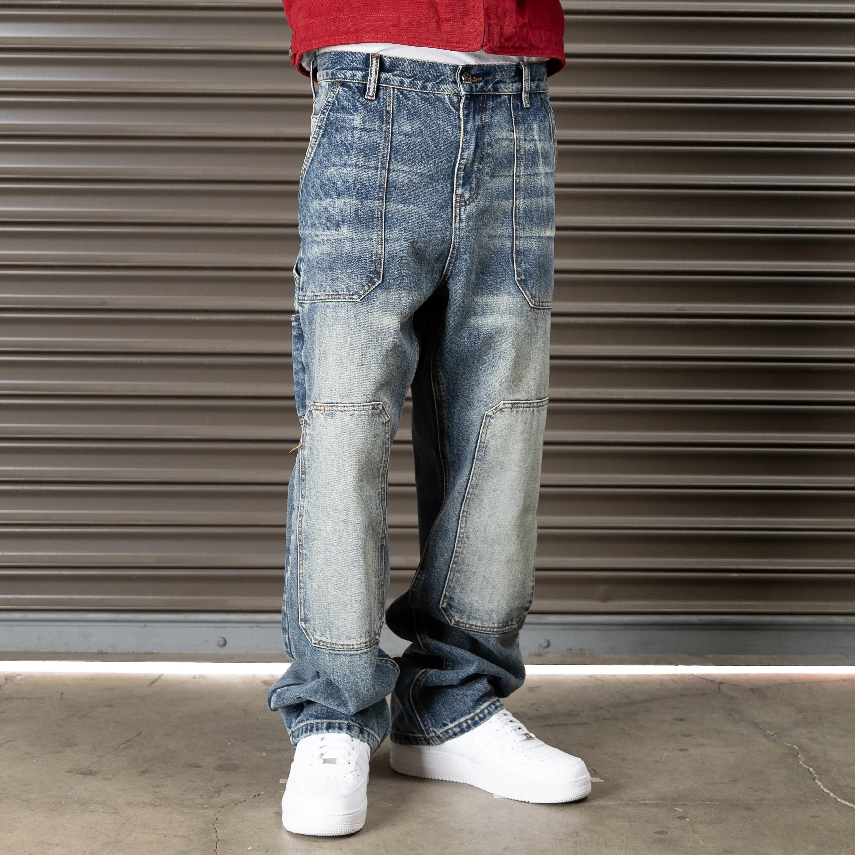 【SATIIIZ】Maison Carpenter Denim Pants SATIIIZ】Maison Carpenter Denim Pants