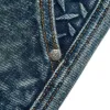 STEEL EMBOSSED DENIM CARPENTER PANTS sold by Menace