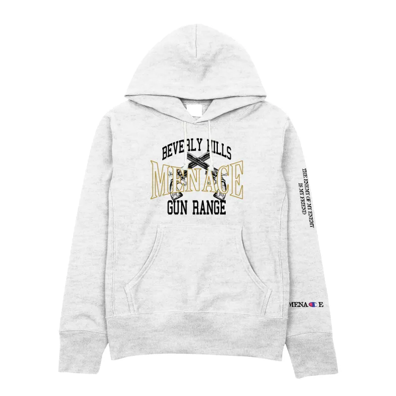 BEVERLY HILLS GUN RANGE HOODIE sold by Menace
