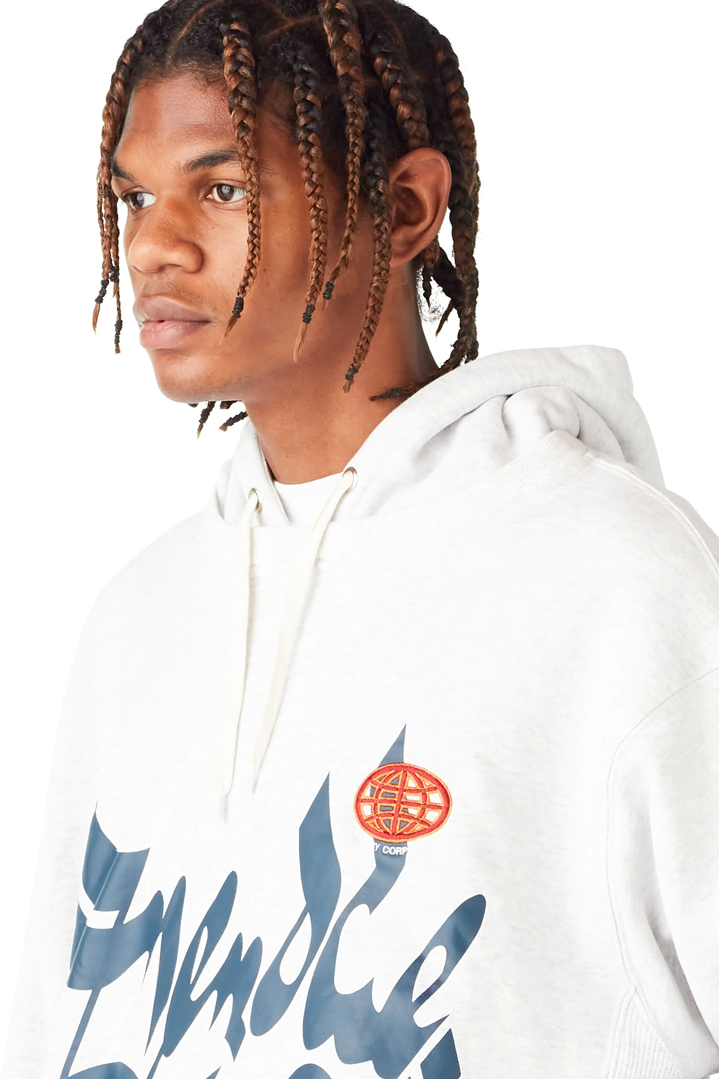 MENACE CORPORATION HEAVYWEIGHT FLEECE SCRIPT HOODIE sold by Menace product image thumbnail 3