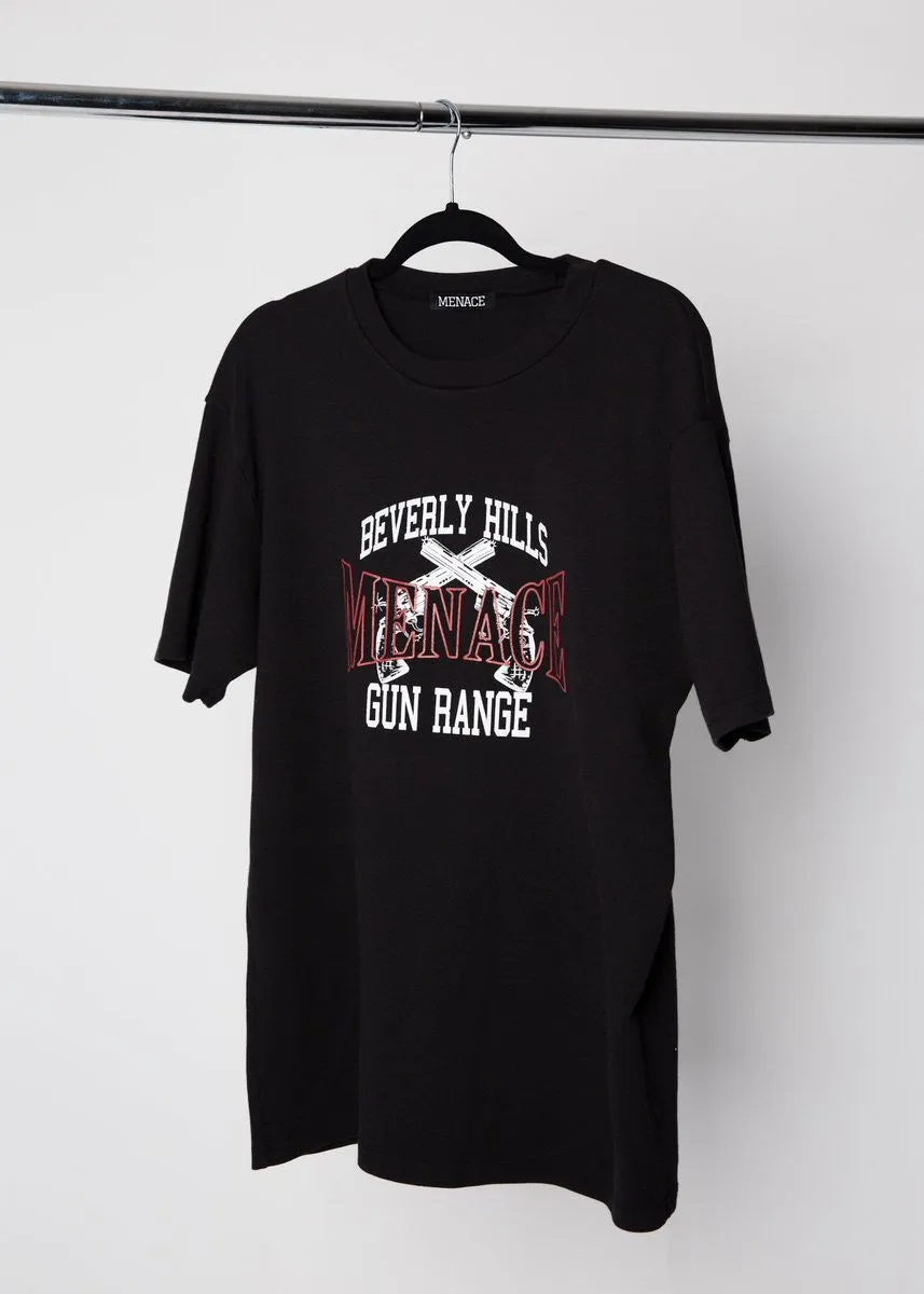 BEVERLY HILLS GUN RANGE T-SHIRT sold by Menace product image thumbnail 3