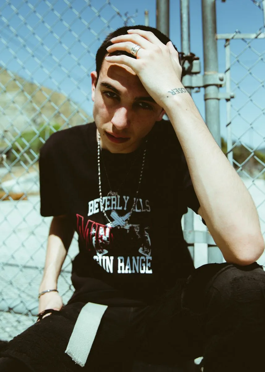 BEVERLY HILLS GUN RANGE T-SHIRT sold by Menace product image thumbnail 5