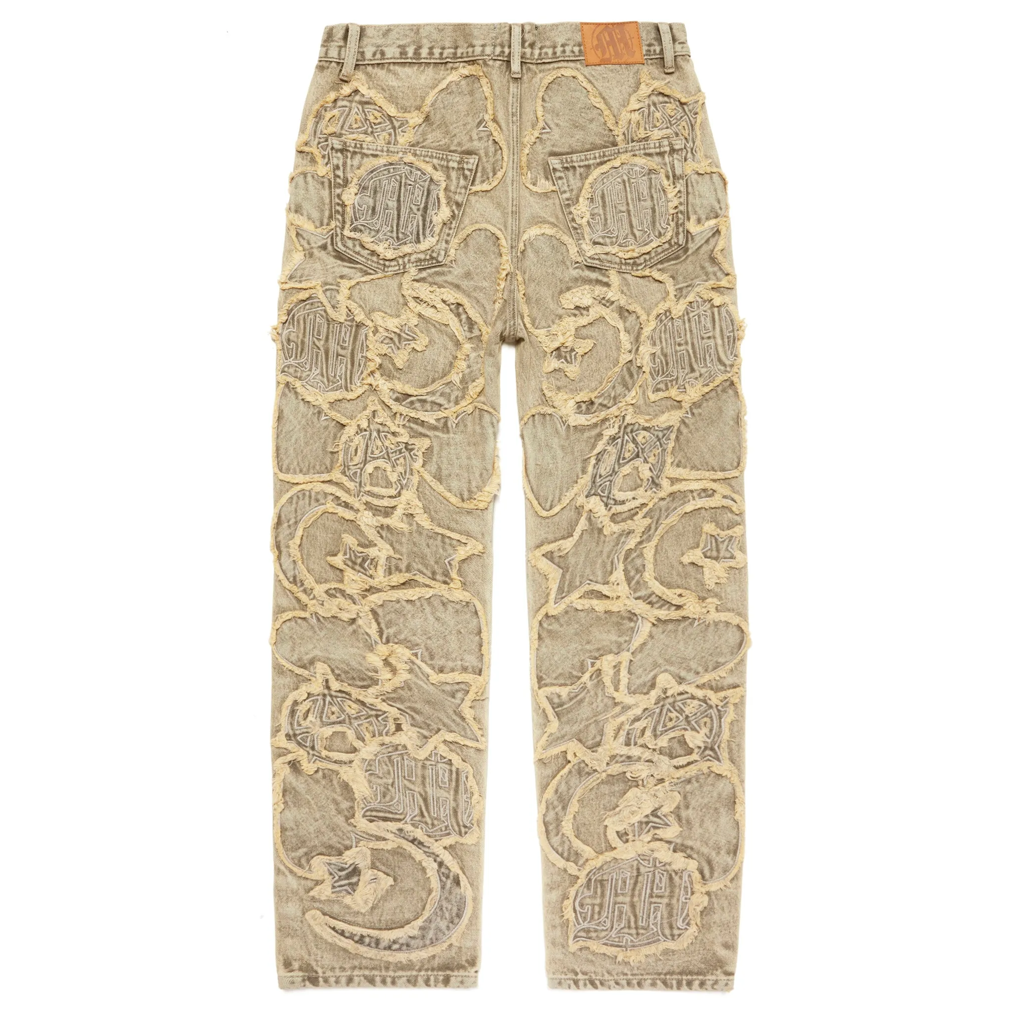ICONOGRAPHY DENIM PATCH WORK PANTS sold by Menace product image thumbnail 2