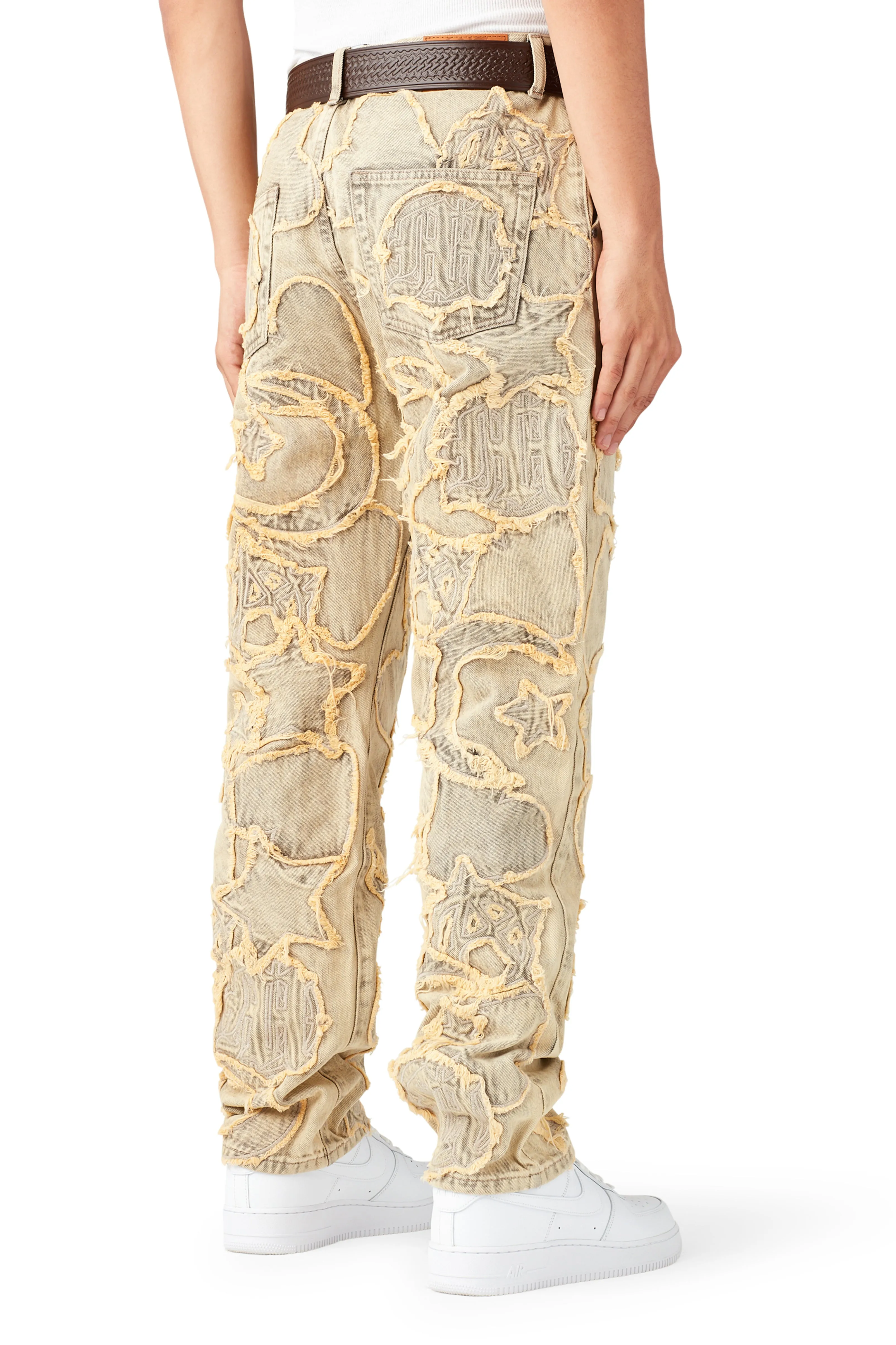 ICONOGRAPHY DENIM PATCH WORK PANTS sold by Menace product image thumbnail 5