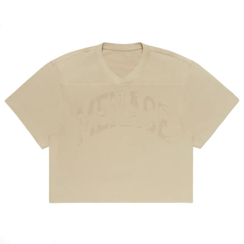 DISTRESSED "SHADOW" PATCH FOOTBALL SHIRT sold by Menace