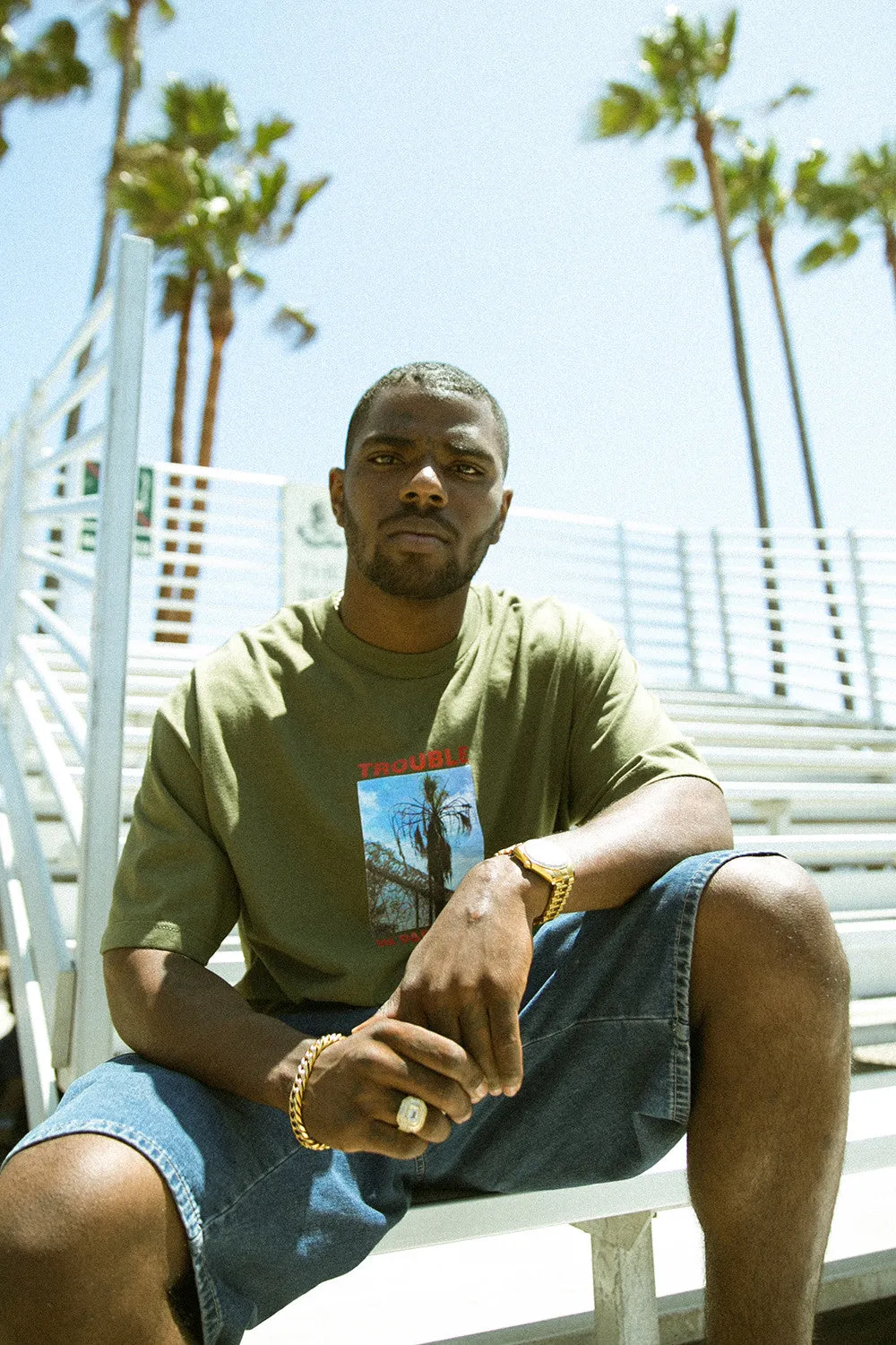 TROUBLE IN PARADISE T-SHIRT sold by Menace product image thumbnail 2