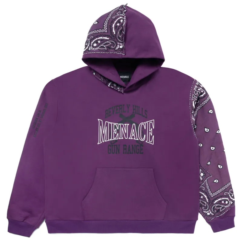 BEVERLY HILLS GUN RANGE HOODIE (BANDANA EDITION) sold by Menace