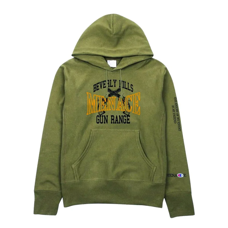 BEVERLY HILLS GUN RANGE HOODIE sold by Menace