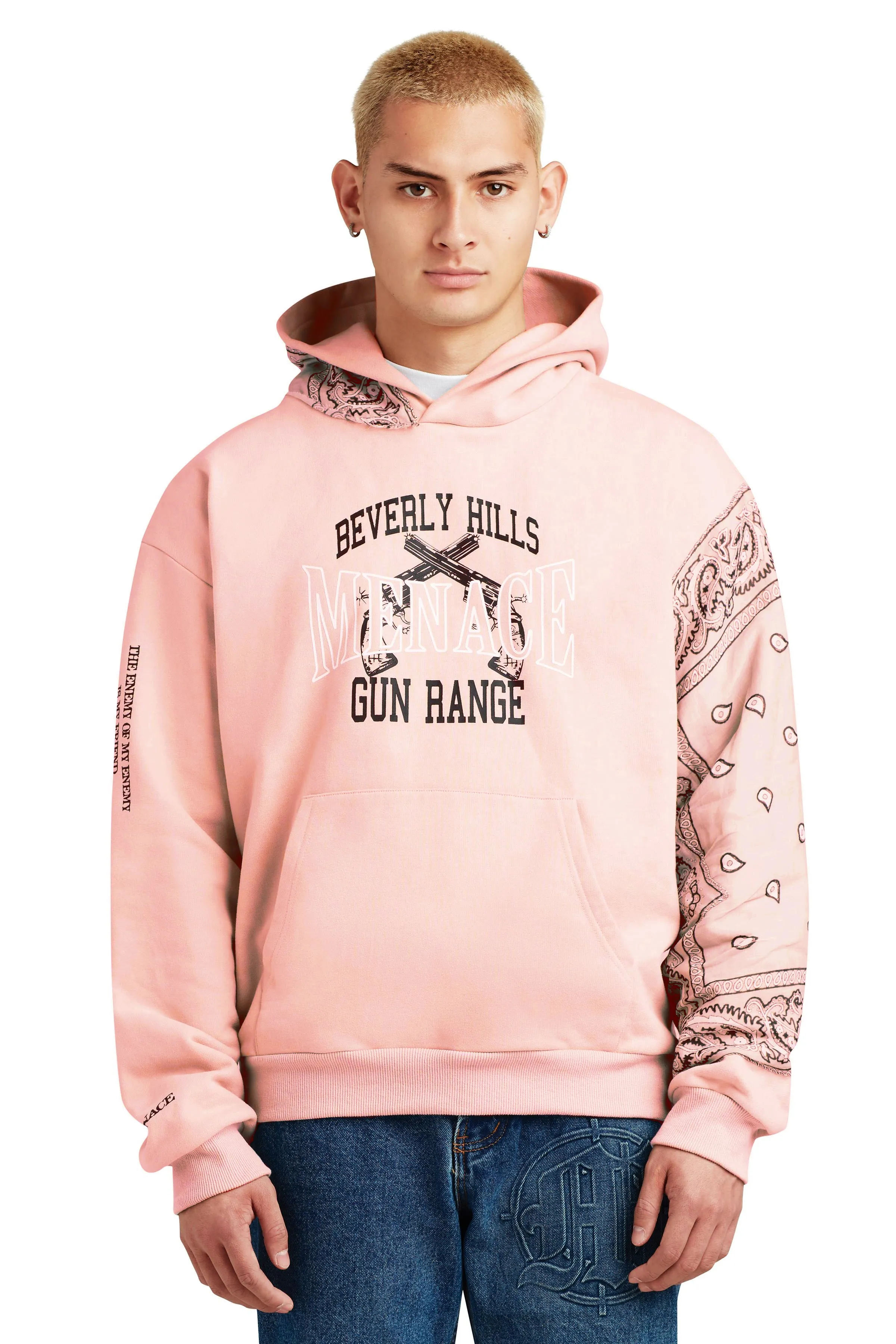 BEVERLY HILLS GUN RANGE HOODIE (BANDANA EDITION) sold by Menace product image thumbnail 2