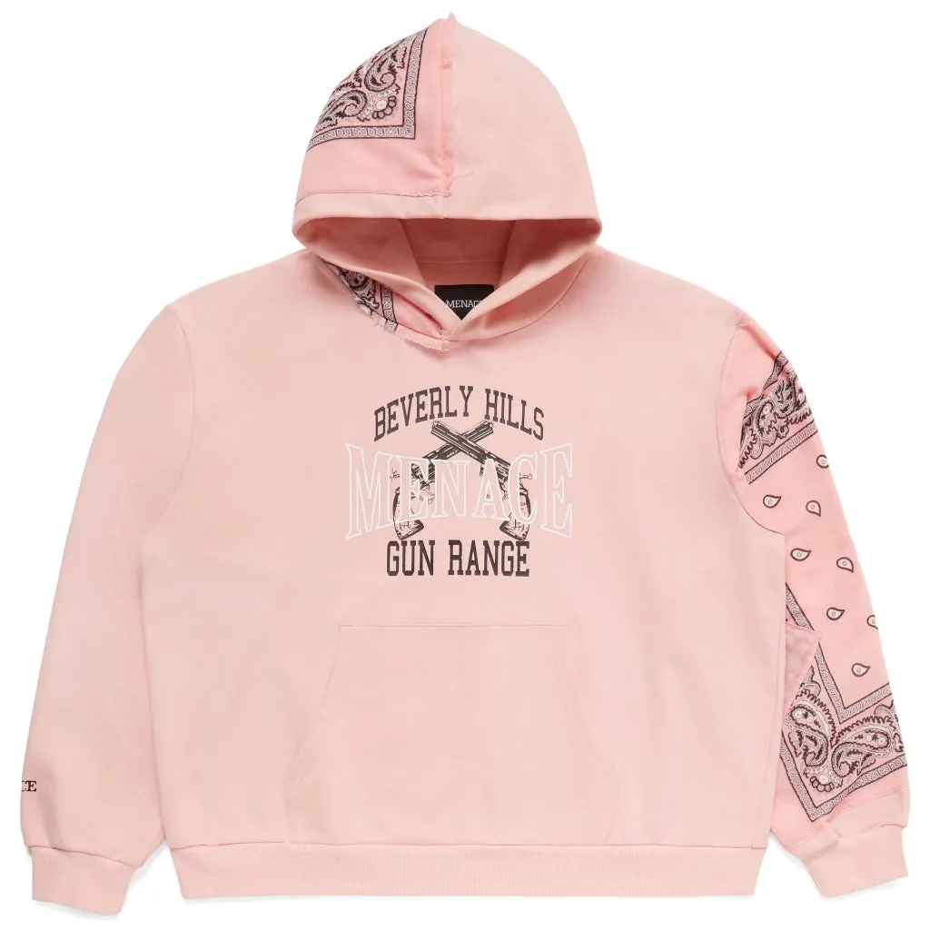 BEVERLY HILLS GUN RANGE HOODIE (BANDANA EDITION) sold by Menace