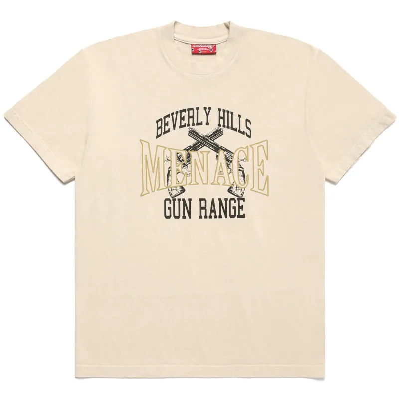 BEVERLY HILLS GUN RANGE T-SHIRT sold by Menace