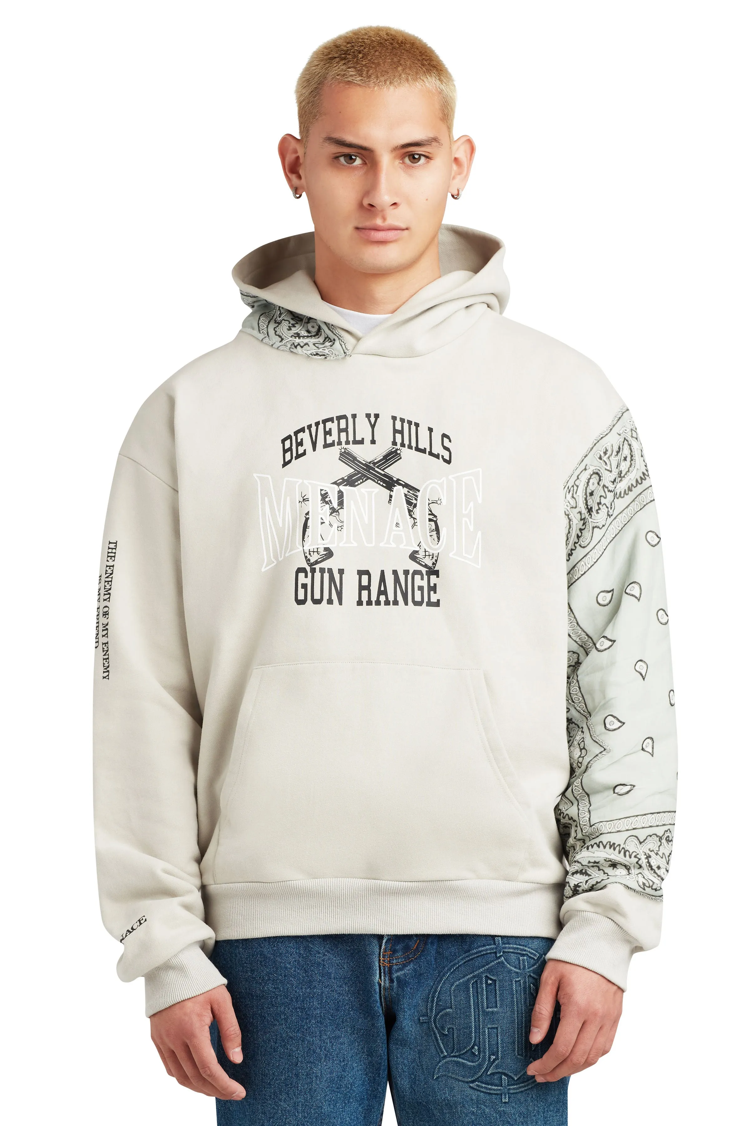 BEVERLY HILLS GUN RANGE HOODIE (BANDANA EDITION) sold by Menace product image thumbnail 2