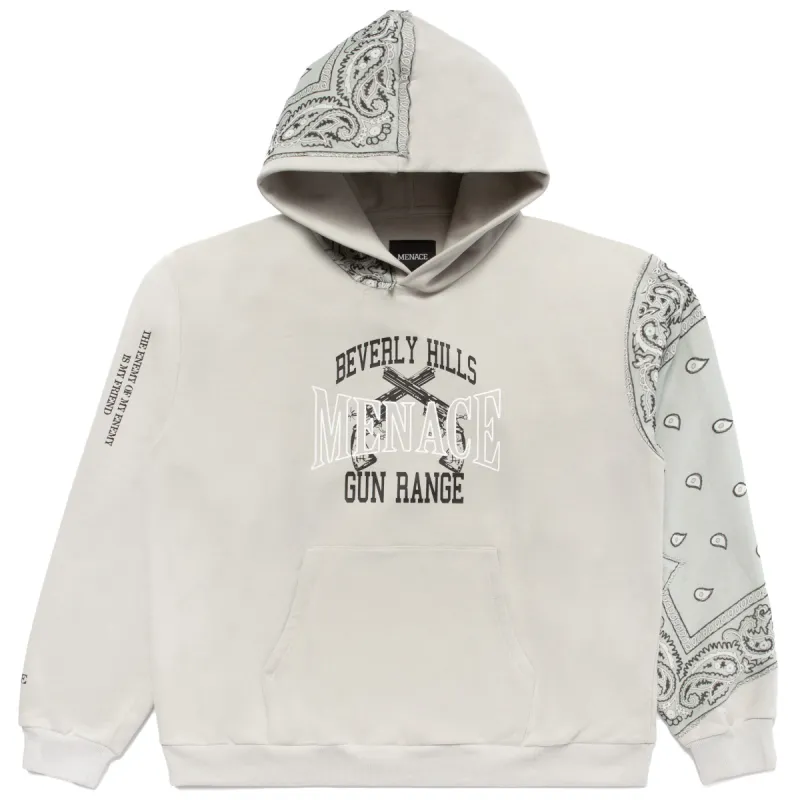 BEVERLY HILLS GUN RANGE HOODIE (BANDANA EDITION) sold by Menace