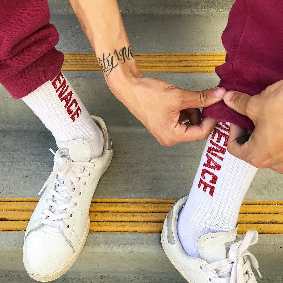 VERTICAL LOGO SOCKS (4 PACK) sold by Menace product image thumbnail 2