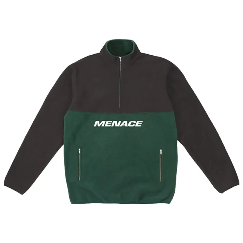 BRUSHED FLEECE HALF-ZIP JACKET sold by Menace