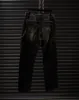 STEEL EMBOSSED DENIM CARPENTER PANTS sold by Menace