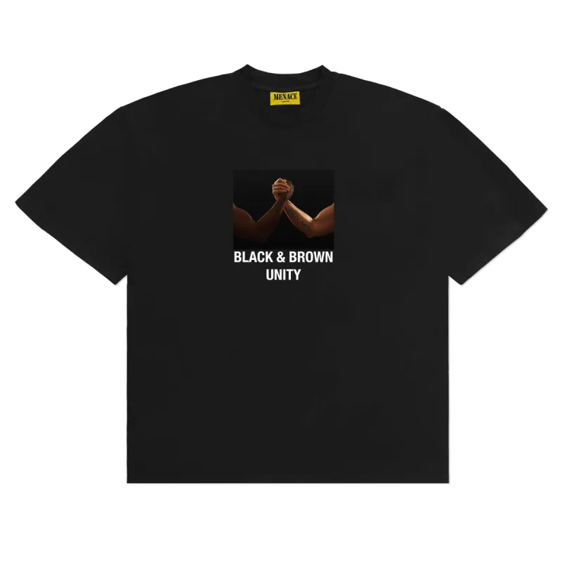 BLACK & BROWN UNITY T-SHIRT sold by Menace