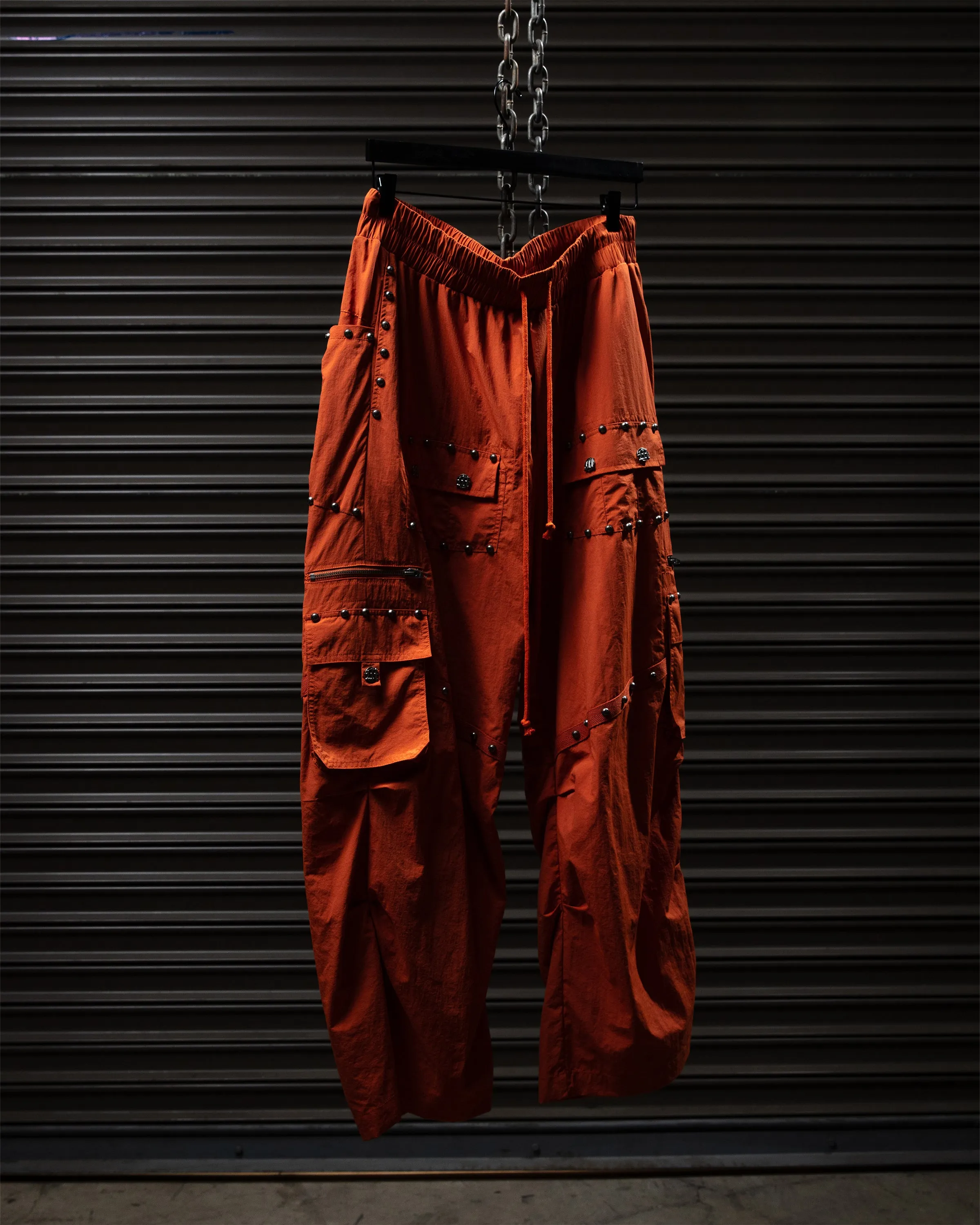 METAL RIVET NYLON PANTS sold by Menace product image thumbnail 4
