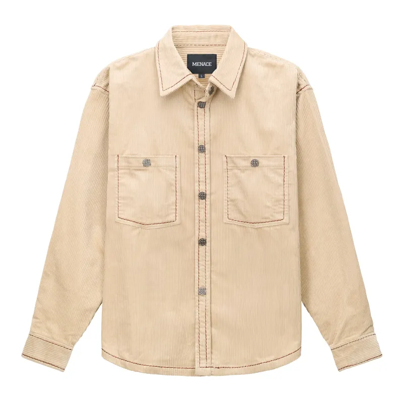 CORDUROY BUTTON-UP SHIRT sold by Menace