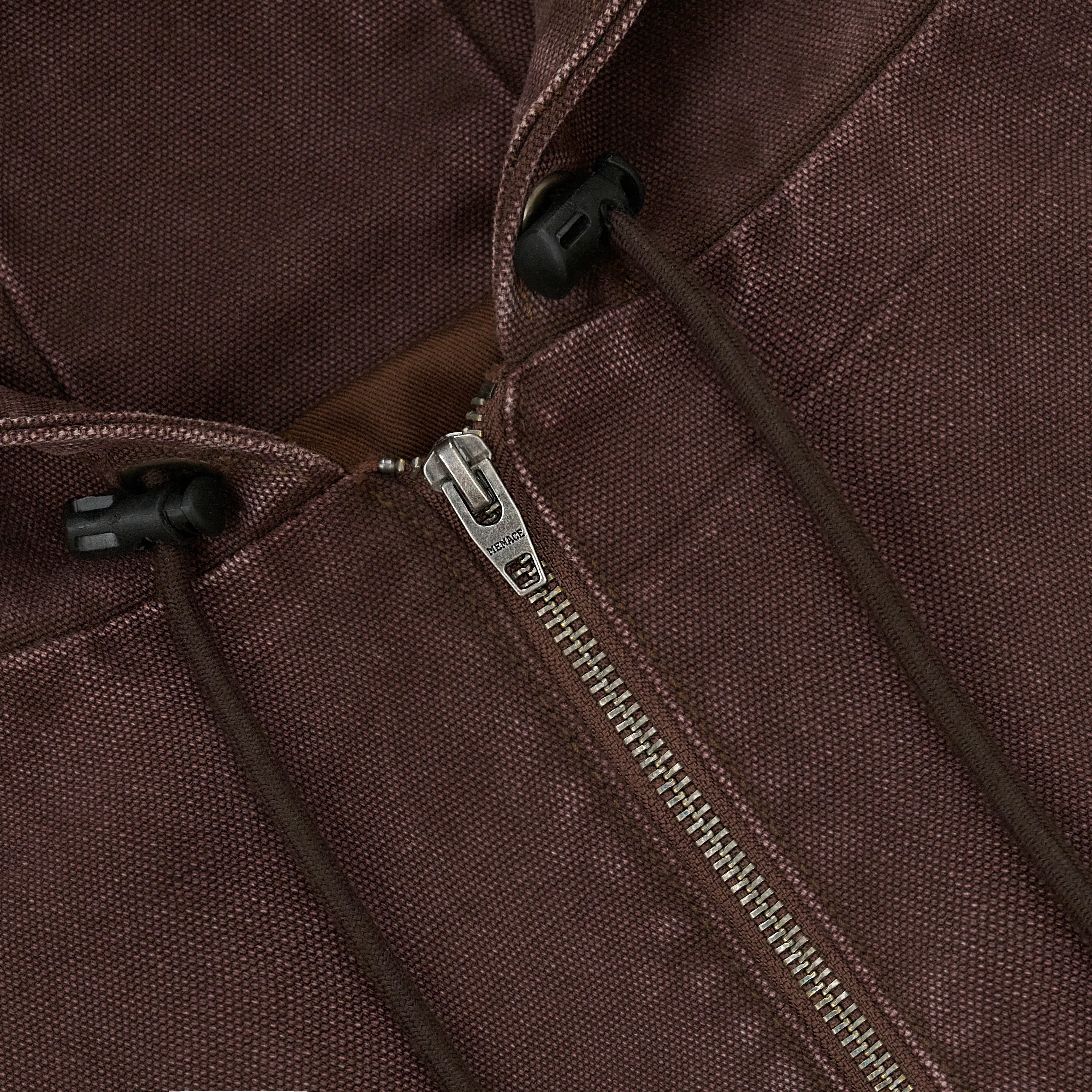 STEEL EMBOSSED CANVAS HOODED JACKET sold by Menace product image thumbnail 4